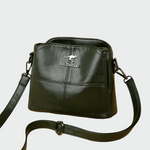 Bolsa de couro elegante feminino