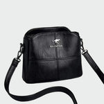 Bolsa de couro elegante feminino