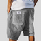 Calças Curtas Elegantes de Veludo masculino