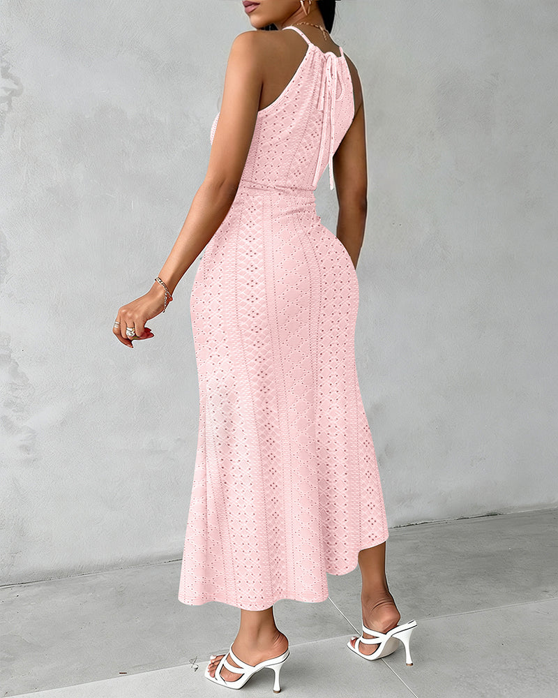 Ayla | Vestido Midi com Efeito Drapeado
