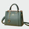 Executiva de couro de luxo feminino