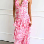 Vestido Maxi Elegante Verão feminino