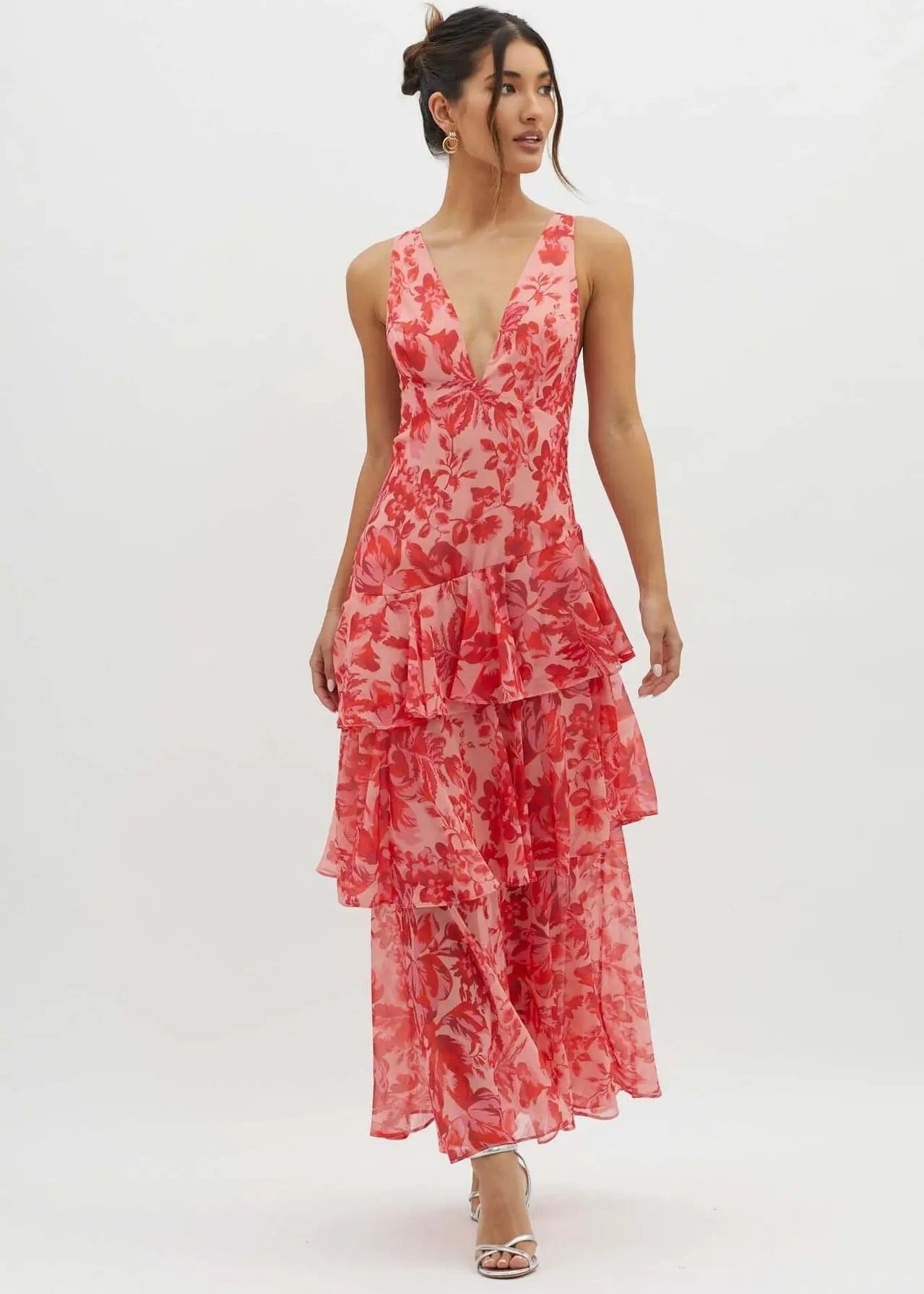 Vestido Longo Elegante feminino