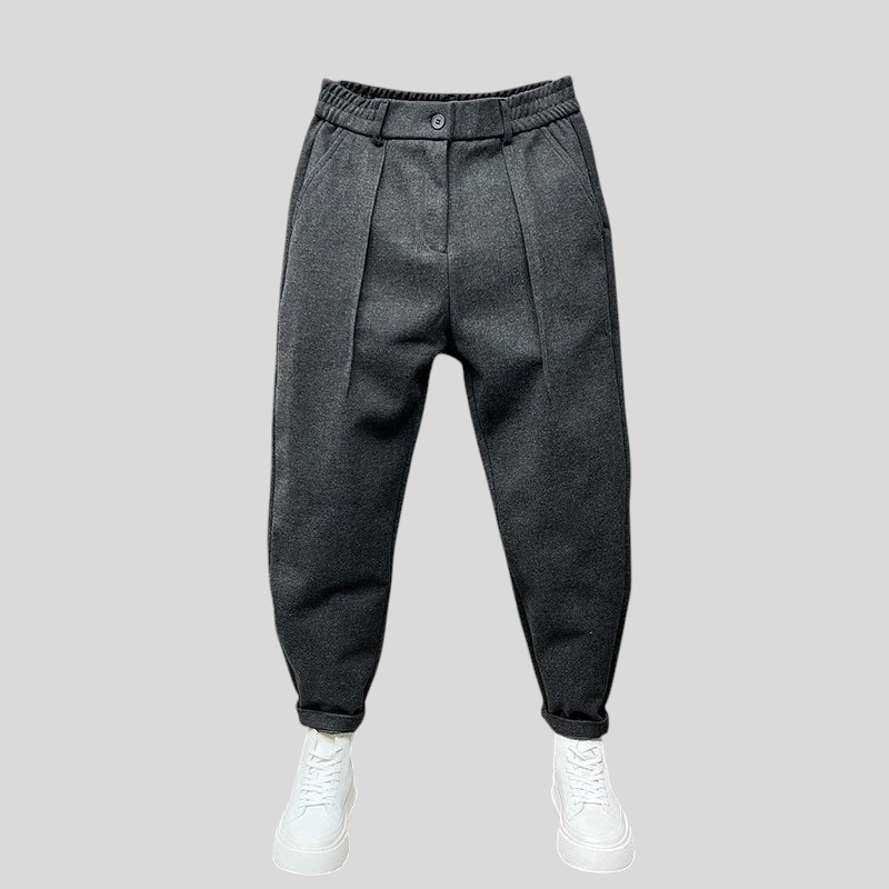 Calças Elegantes Melange masculino