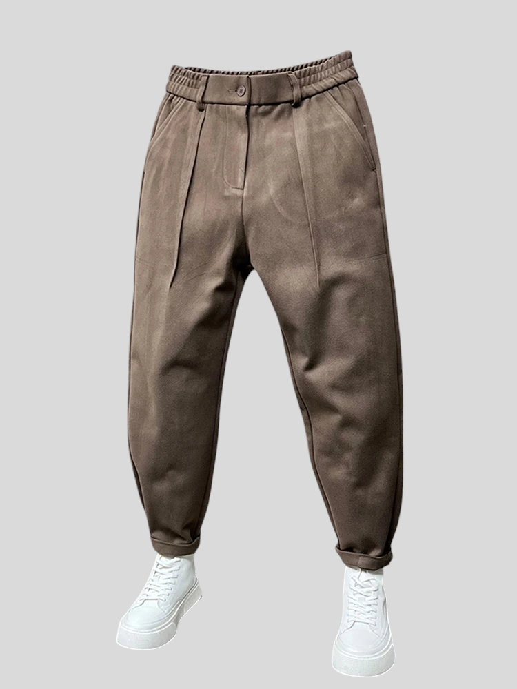Calças Elegantes Melange masculino