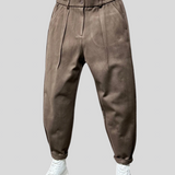 Calças Elegantes Melange masculino