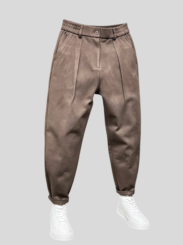 Calças Elegantes Melange masculino