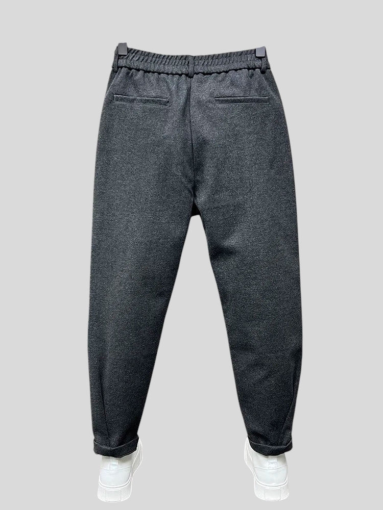 Calças Elegantes Melange masculino