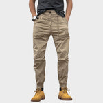 Calças cargo e stretch com bolsos masculino