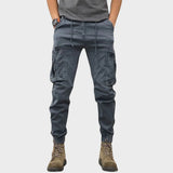Calças cargo e stretch com bolsos masculino
