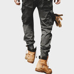 Calças cargo e stretch com bolsos masculino