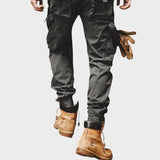 Calças cargo e stretch com bolsos masculino