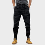 Calças cargo e stretch com bolsos masculino