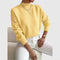 Sam - Camisola de Gola Alta Clássica feminino