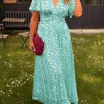 Vestido maxi elegante feminino