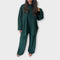Conjunto Plus Size Acanalado feminino