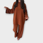 Conjunto Plus Size Acanalado feminino