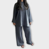 Conjunto Plus Size Acanalado feminino