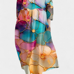 Vestido Fluido com Estampa feminino