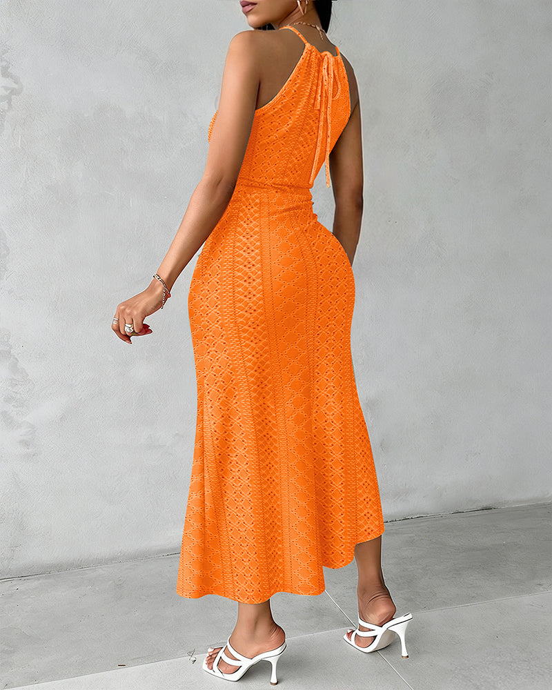 Ayla | Vestido Midi com Efeito Drapeado