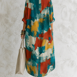 Vestido Solana – leveza artística para os dias de verão