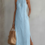 Vestido Clara com renda delicada e charme de verão