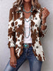 Raquel | Casaco animal print com folhos