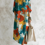Vestido Solana – leveza artística para os dias de verão