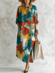 Vestido Solana – leveza artística para os dias de verão