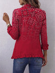 Mafalda | Casaco paisley ombré com folhos