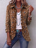 Teresa | Casaco boho animal print com folhos
