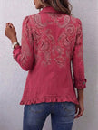 Noélia | Casaco paisley vintage com folhos