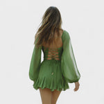 Vestido Leão Dourado feminino