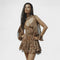 Vestido Leão Dourado feminino