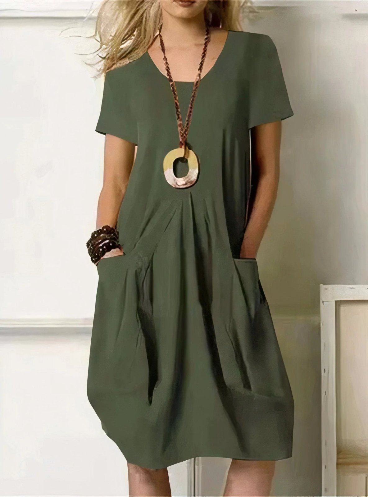 Nora – Vestido Midi Fluido