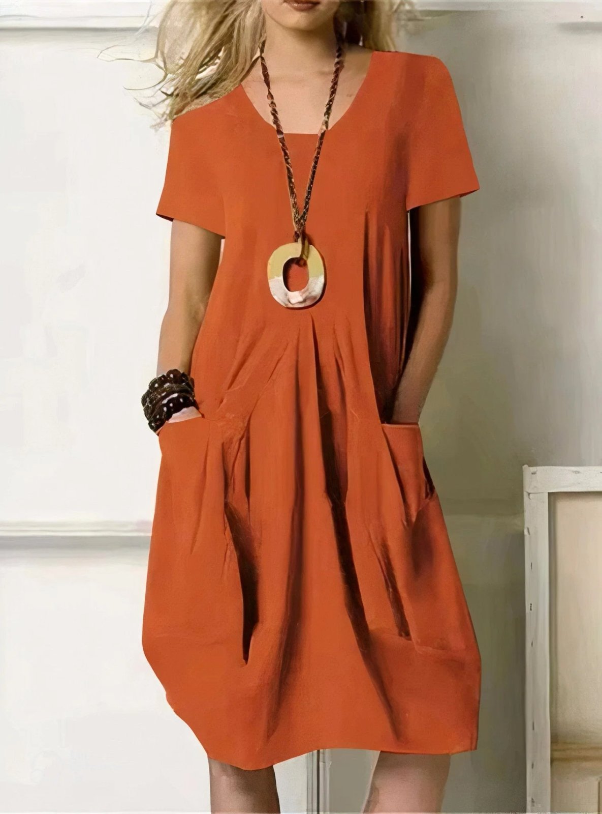 Nora – Vestido Midi Fluido