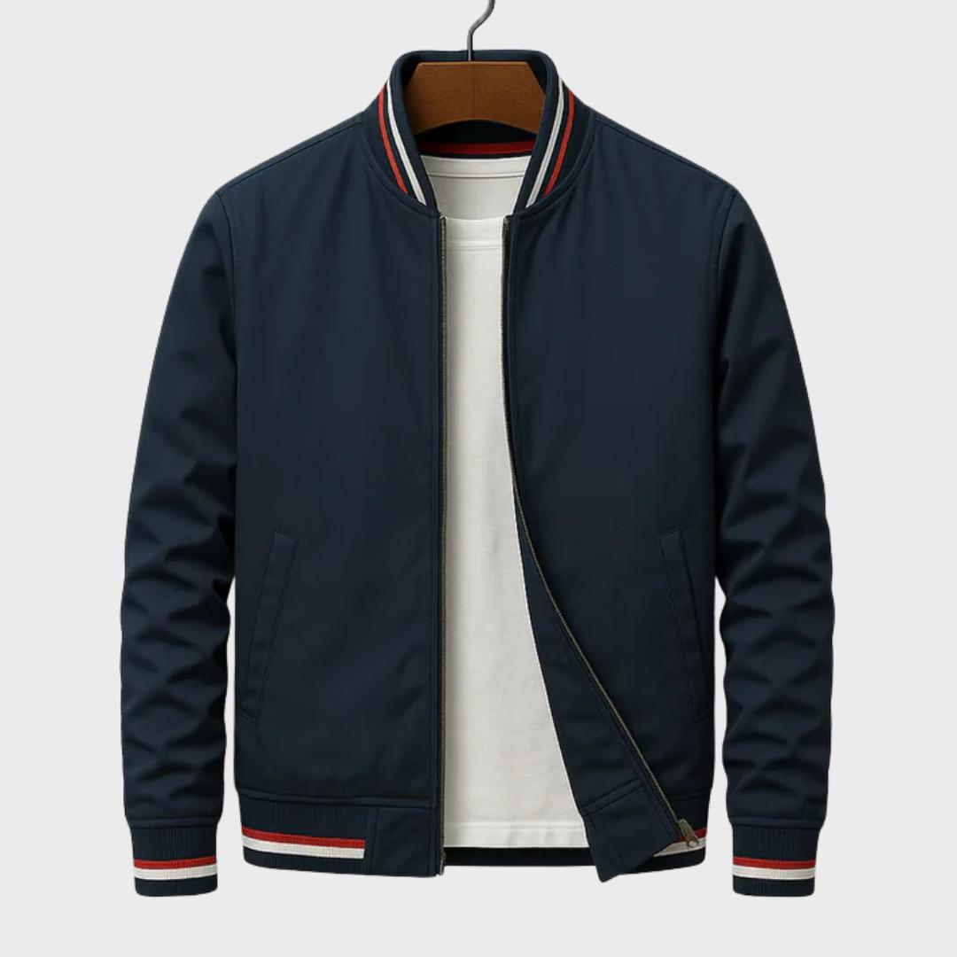 Jaqueta Bomber Listrada masculino