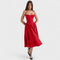O vestido com corset feminino