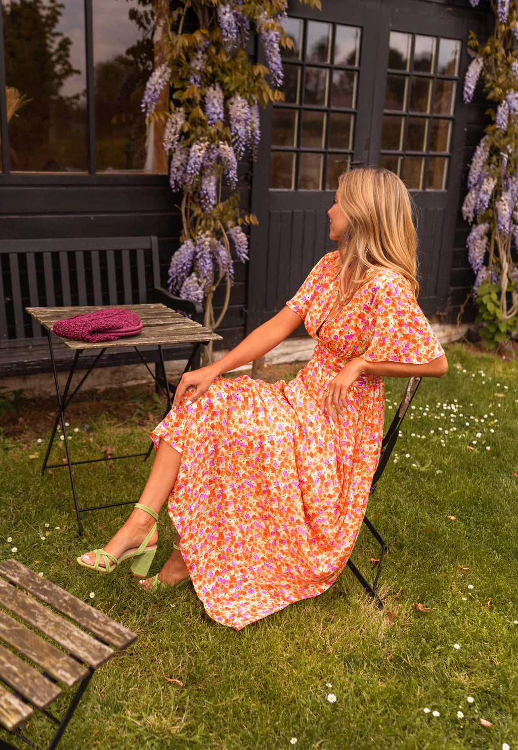 Vestido maxi elegante feminino