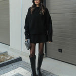 Conjunto de Malha Outono feminino