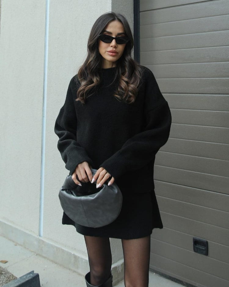 Conjunto de Malha Outono feminino
