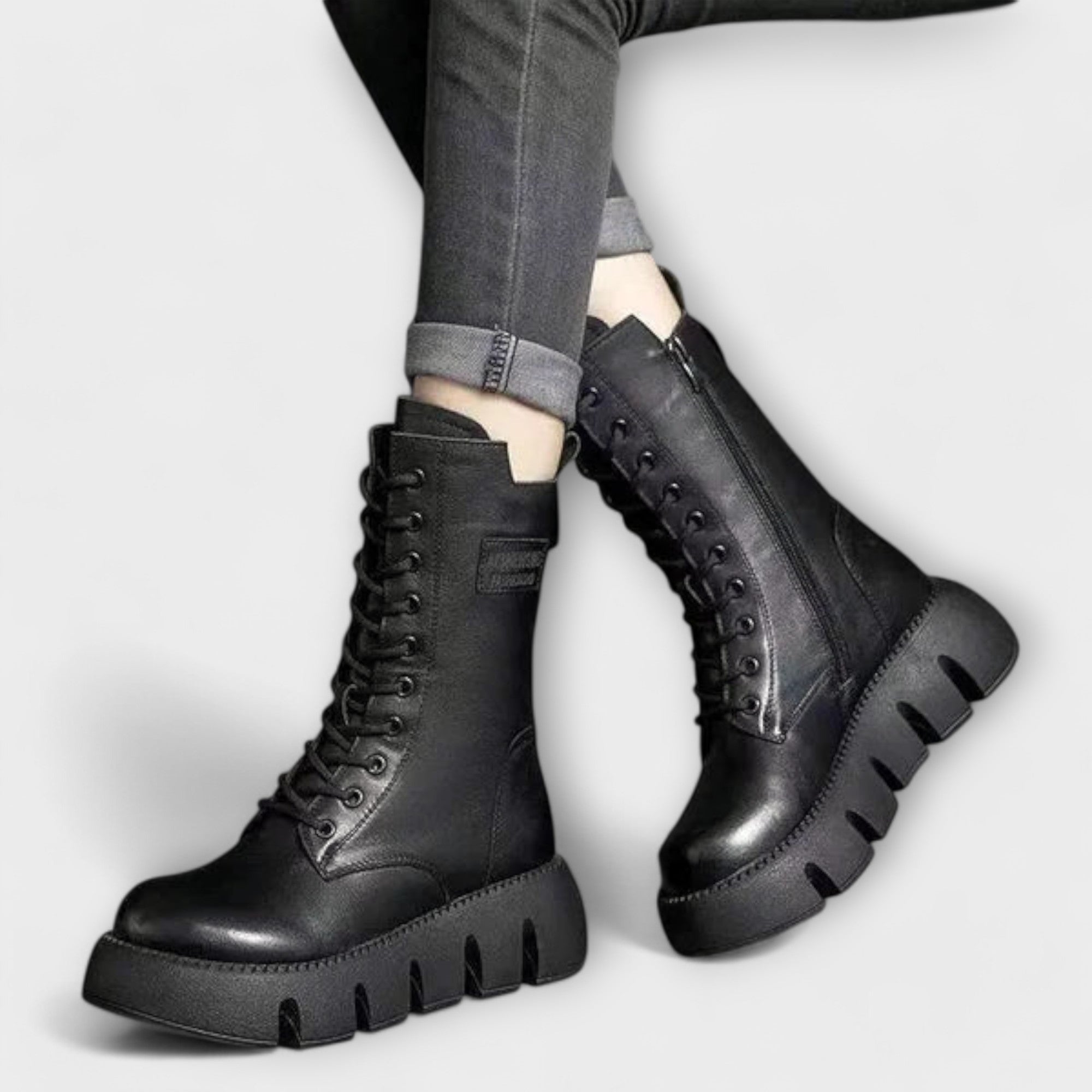 Botas de senhora com estilo