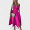 Vestido Midi com Abertura feminino