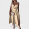 Vestido Midi com Abertura feminino