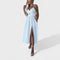 Vestido Midi com Abertura feminino