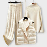 Conjunto confortável e casual feminino
