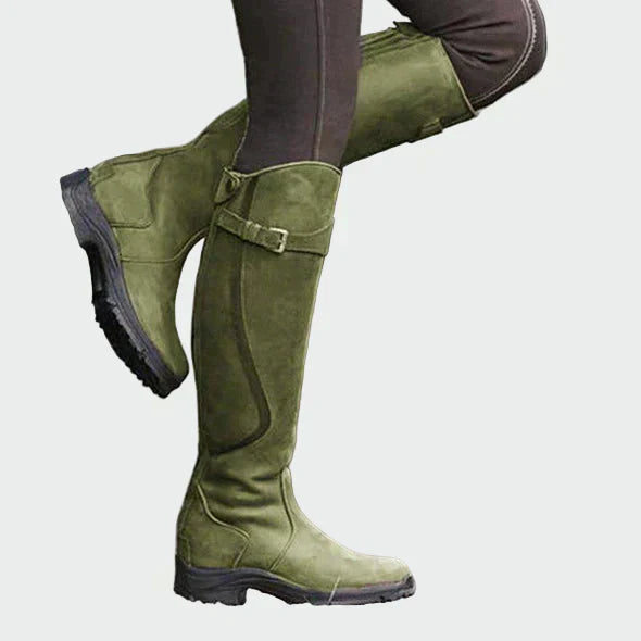 Botas de couro ortopédicas premium feminino