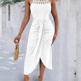 Ayla | Vestido Midi com Efeito Drapeado