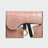 Carteira de couro de luxo feminino