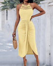 Ayla | Vestido Midi com Efeito Drapeado
